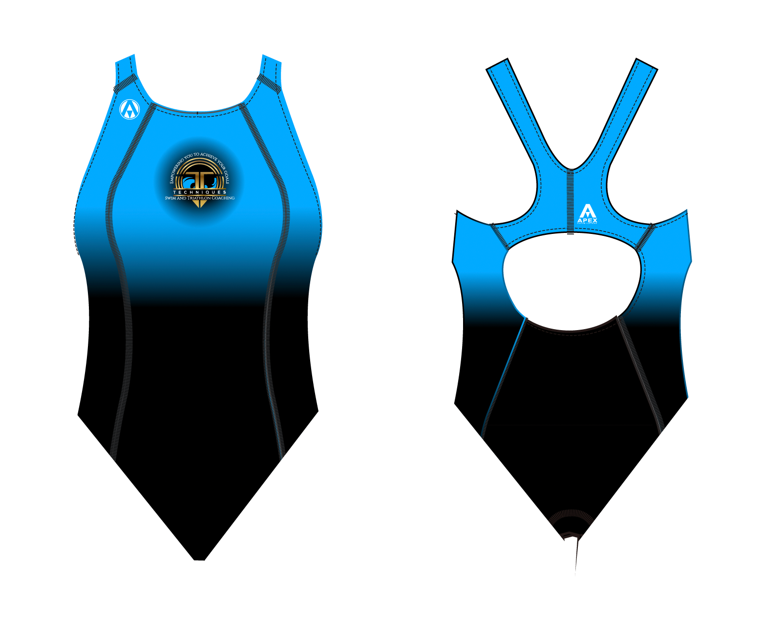 TECHNIQUES COACHING APEX AQUA PRO WOMENS SWIMSUIT