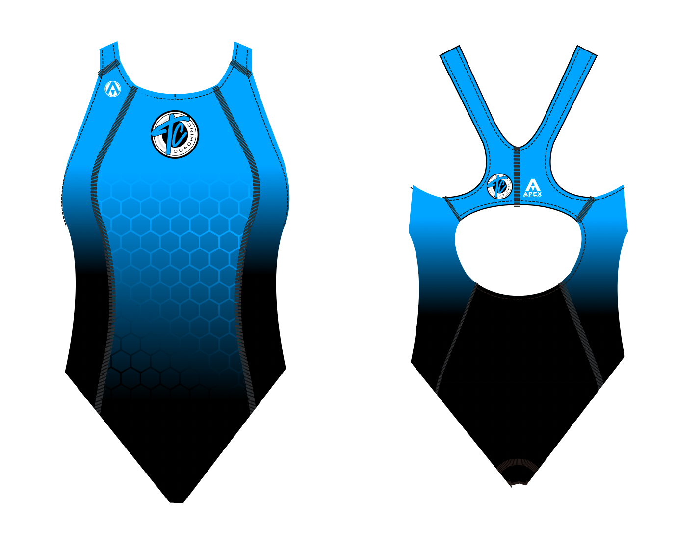 TC COACHING APEX AQUA PRO WOMENS SWIMSUIT