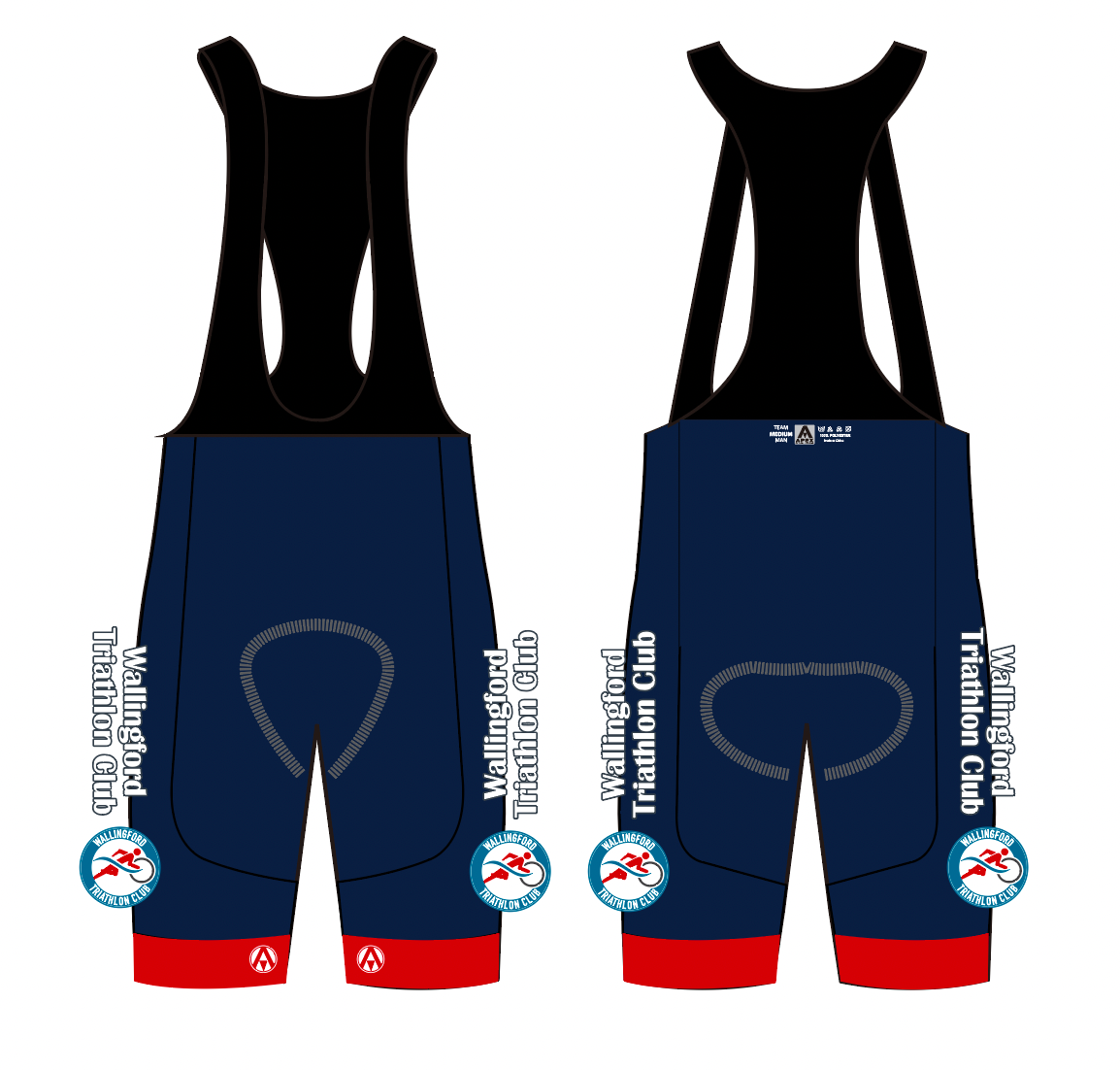 WALLINGFORD TRI TEAM BIB SHORTS