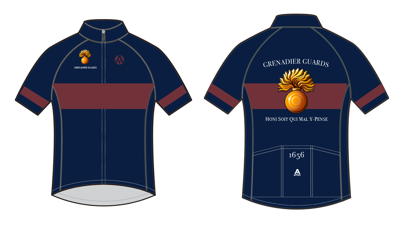 GRENADIER GUARDS TRI TEAM SS JERSEY