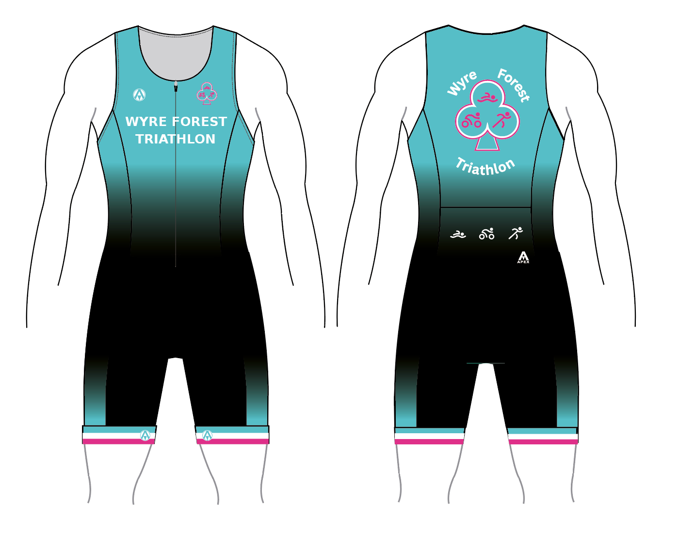 WYRE FOREST TRI PRO TRI SUIT