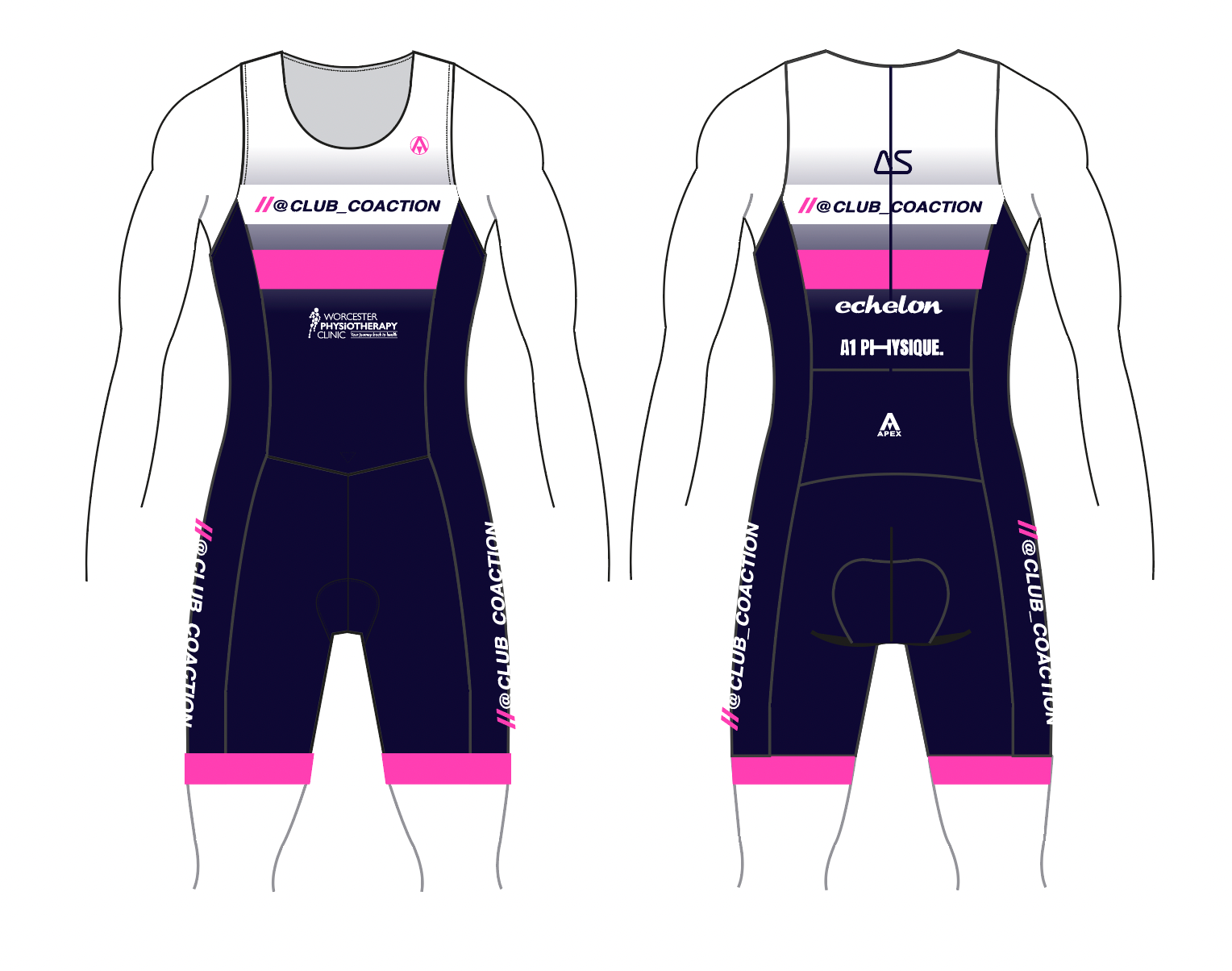 CLUB COACTION TEAM TRI SUIT