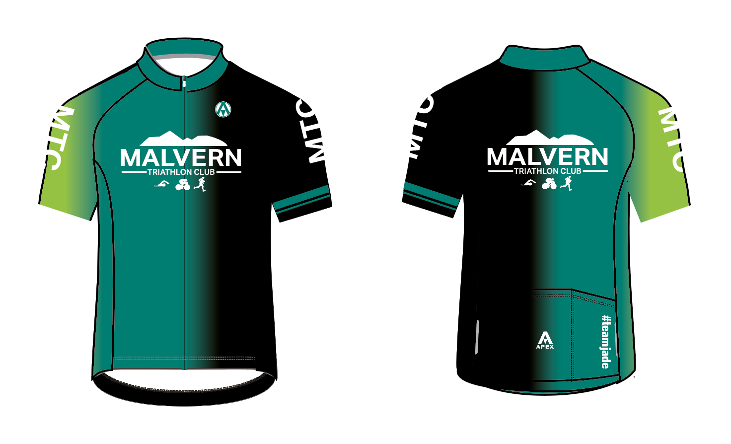 MALVERN TRI TEAM SS JERSEY - KIDS