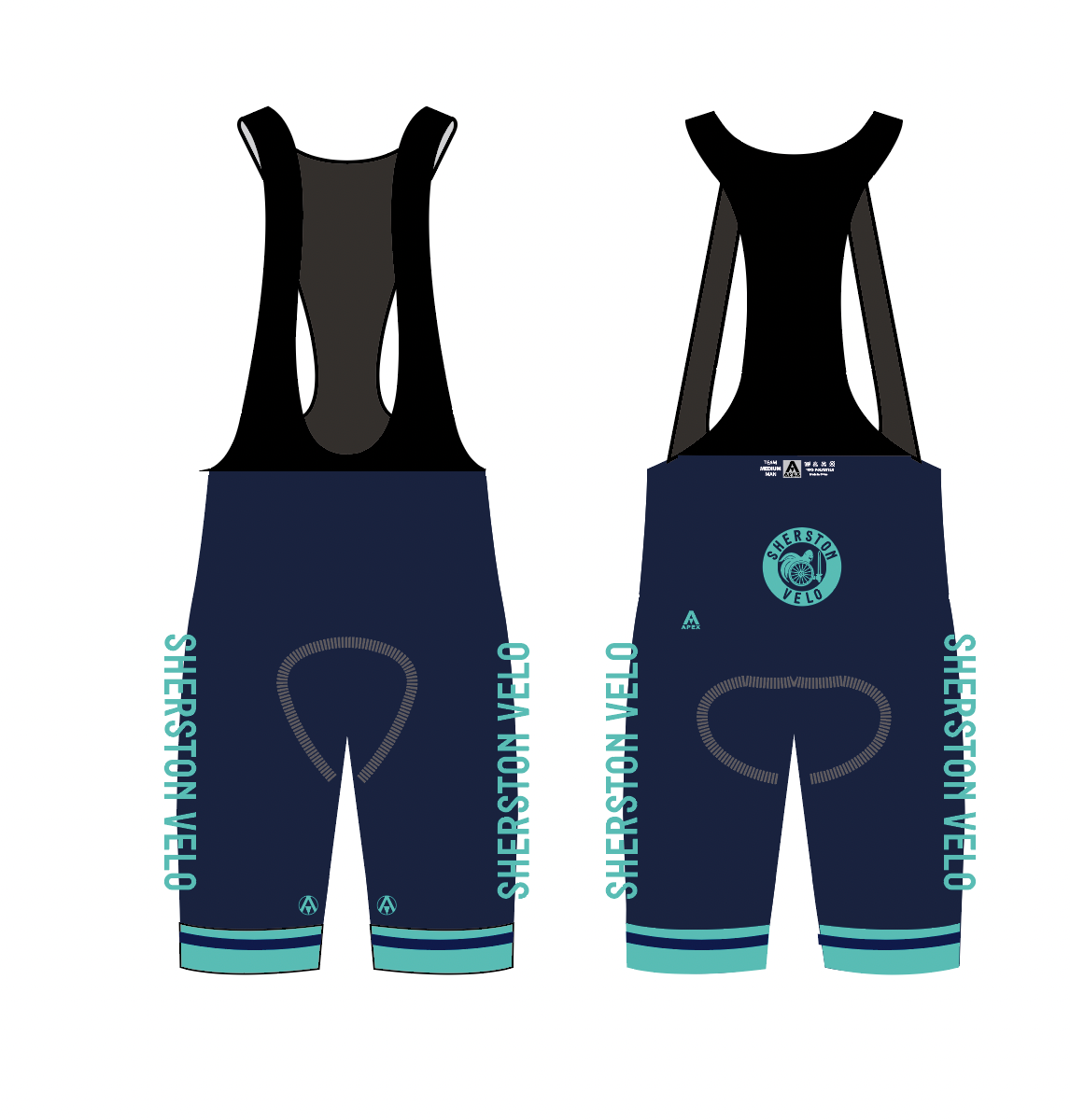 SHERSTON VELO ELITE BIB SHORTS