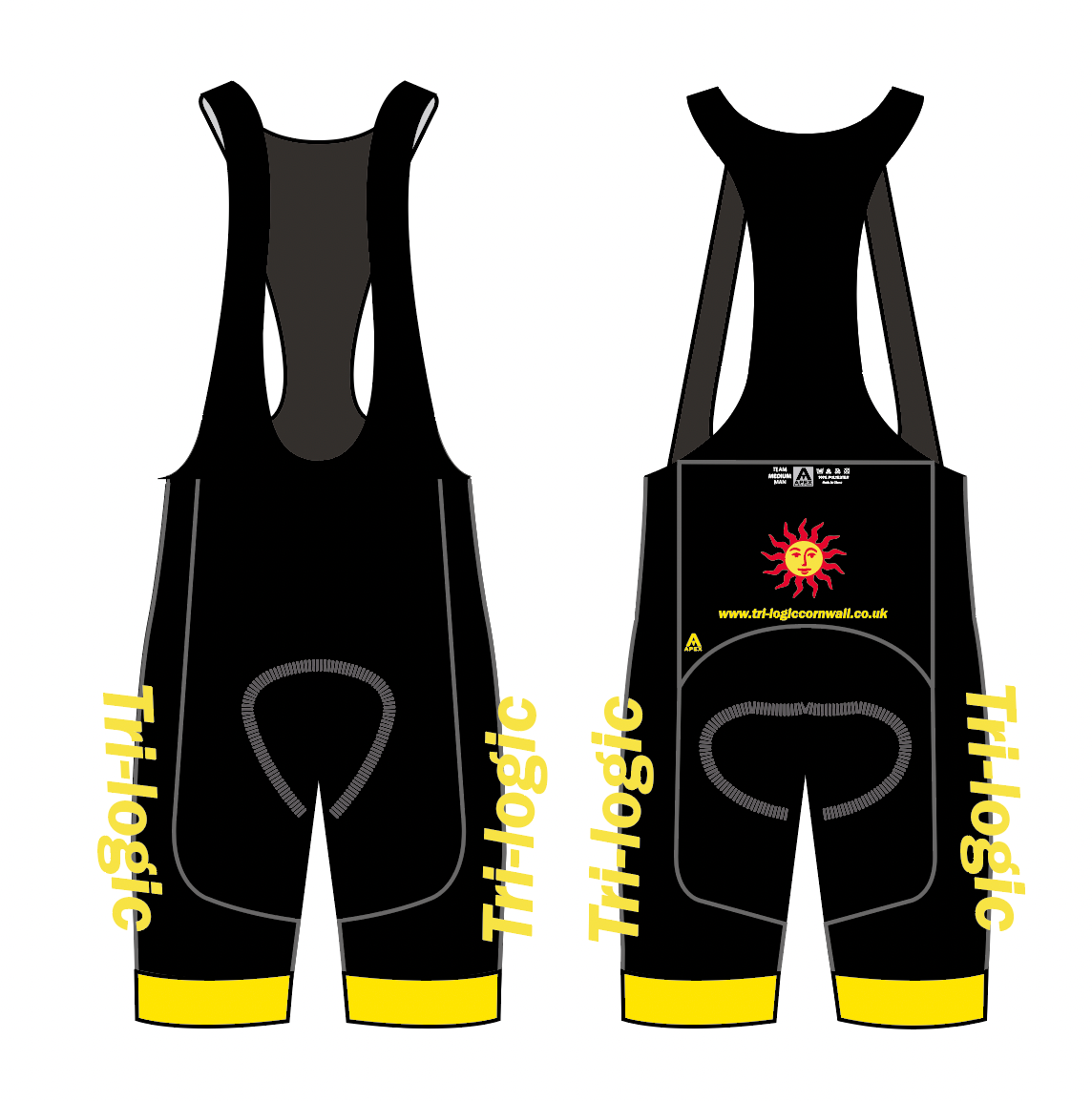 TRI-LOGIC TEAM BIB SHORTS