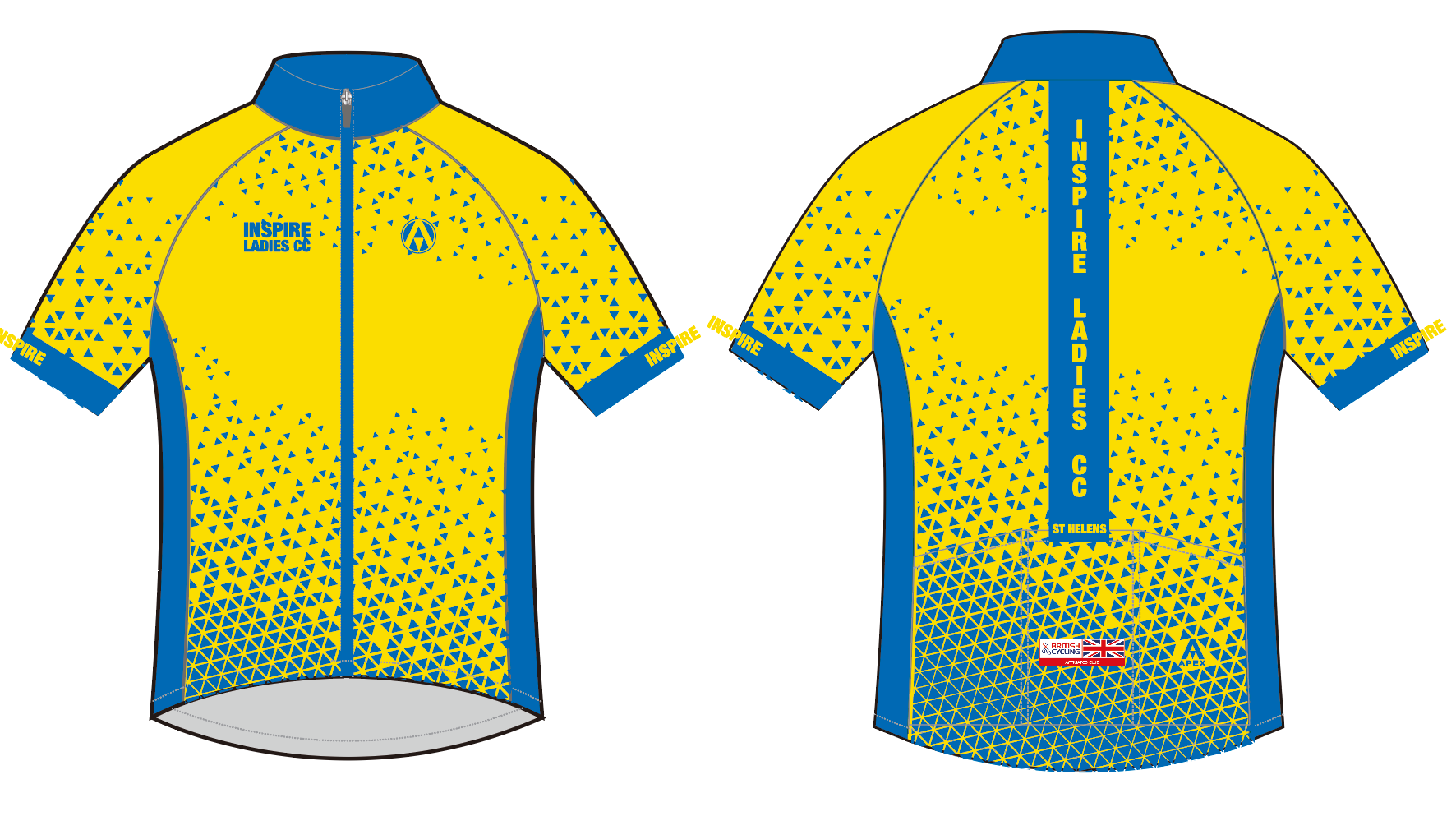 INSPIRE LADIES CC TEAM SS JERSEY