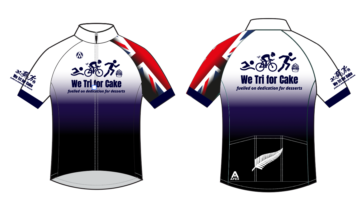 WE TRI FOR CAKE ELITE SS JERSEY