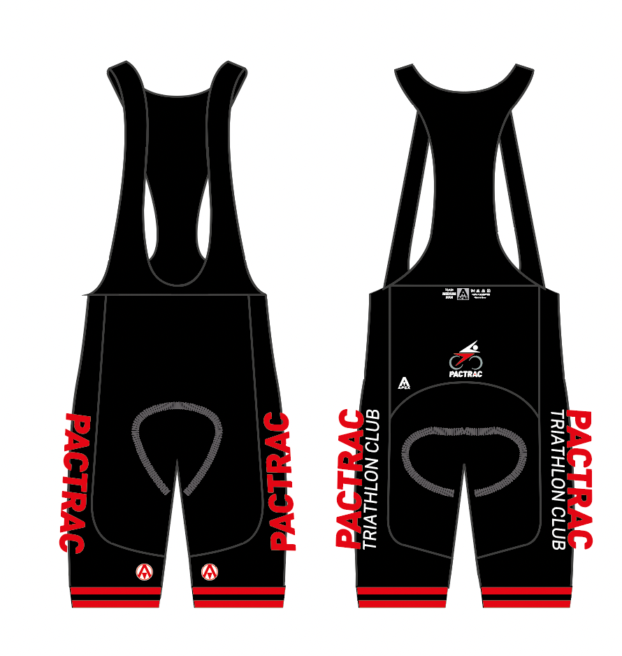 PACTRAC TEAM BIB SHORTS - KIDS