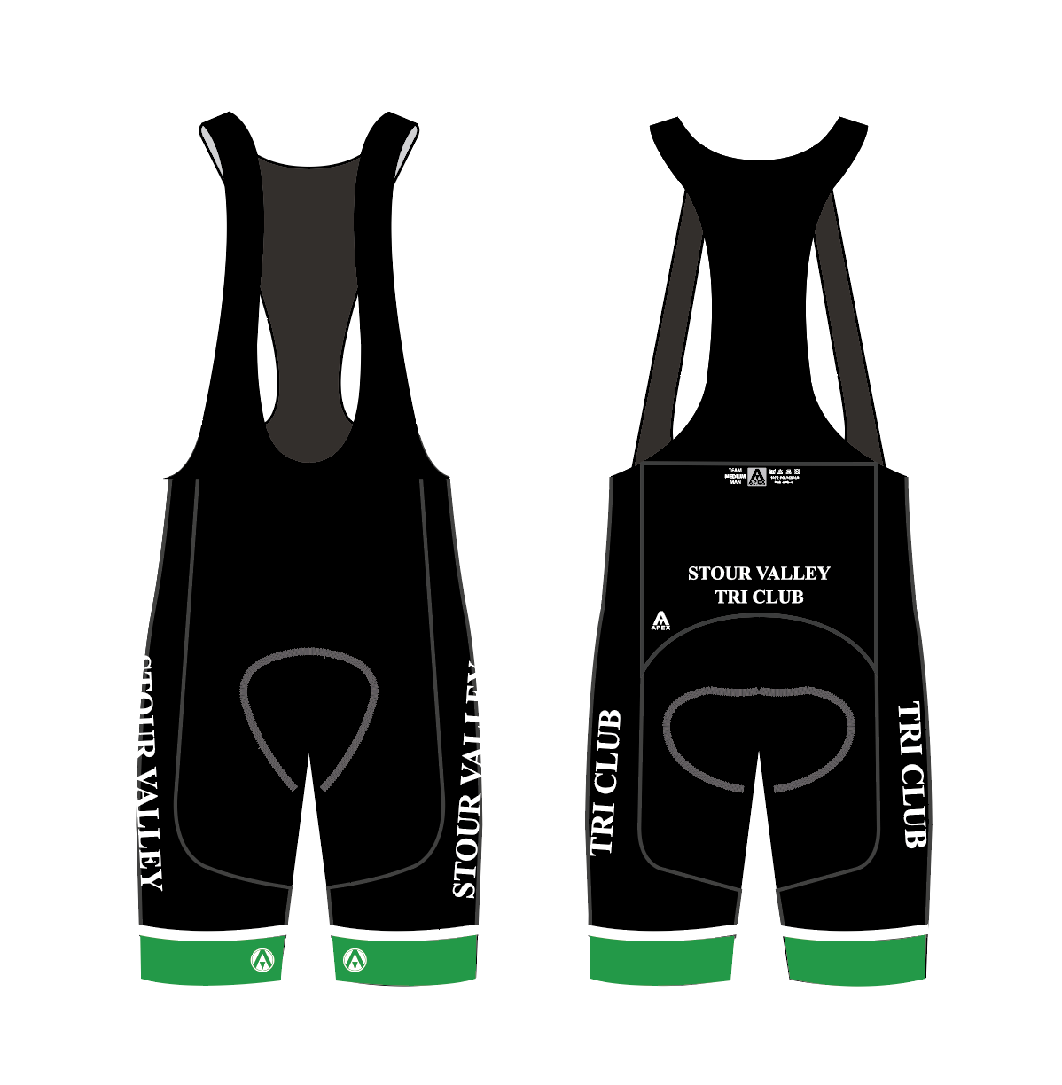 STOUR VALLEY TEAM BIB SHORTS