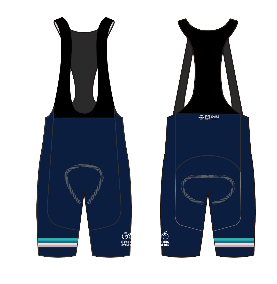 CYCLING FOR SOFTIES TEAM BIB SHORTS