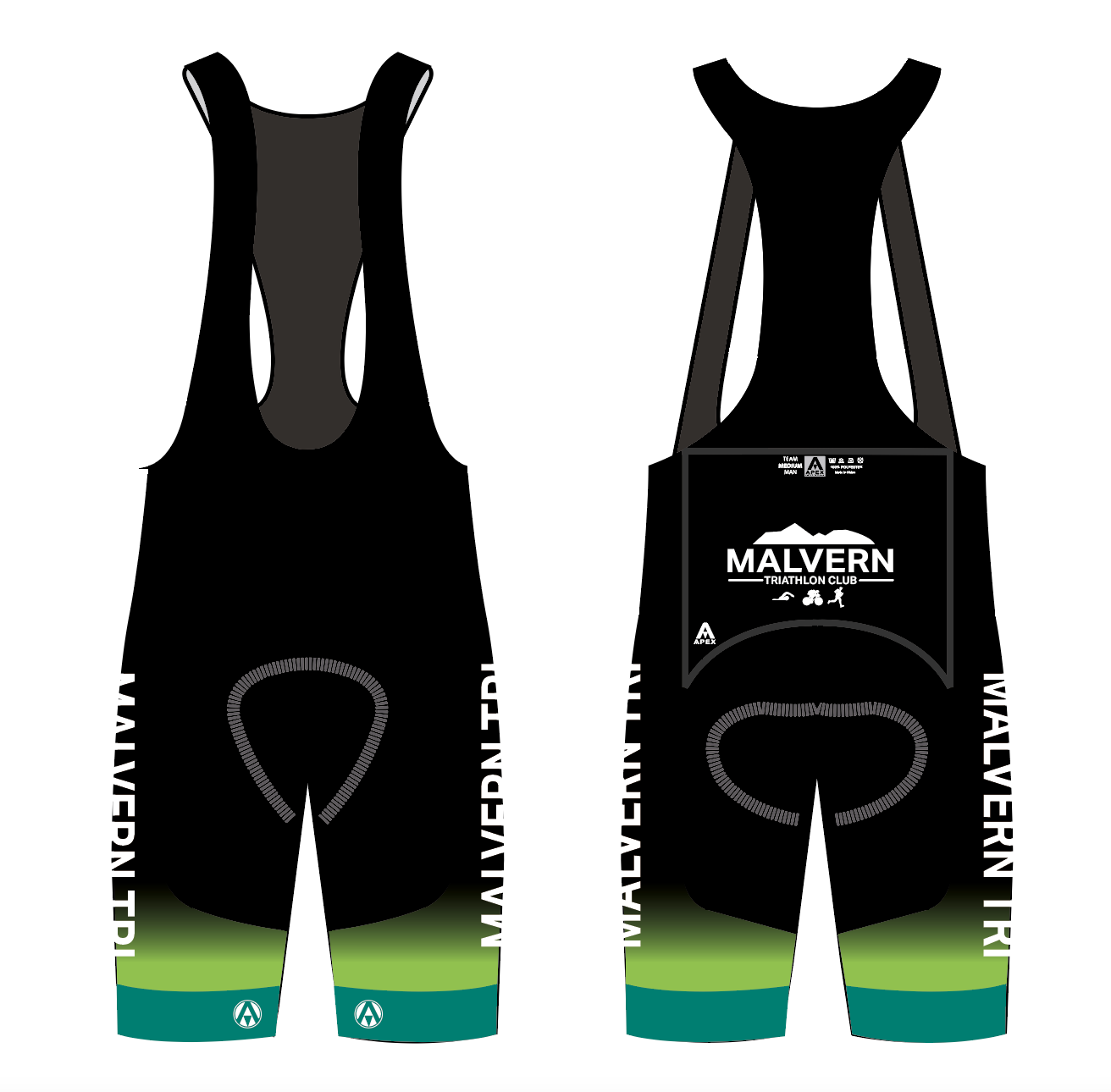 MALVERN TRI TEAM BIB SHORTS - KIDS