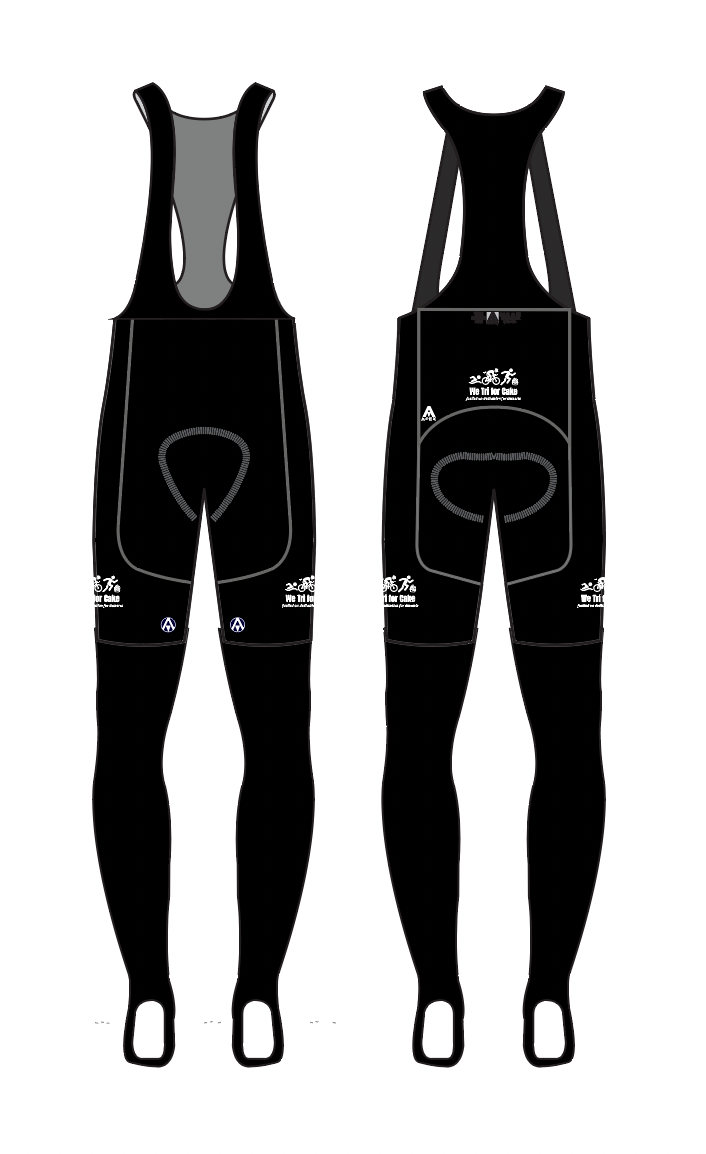 WE TRI FOR CAKE TEAM BIB TIGHTS