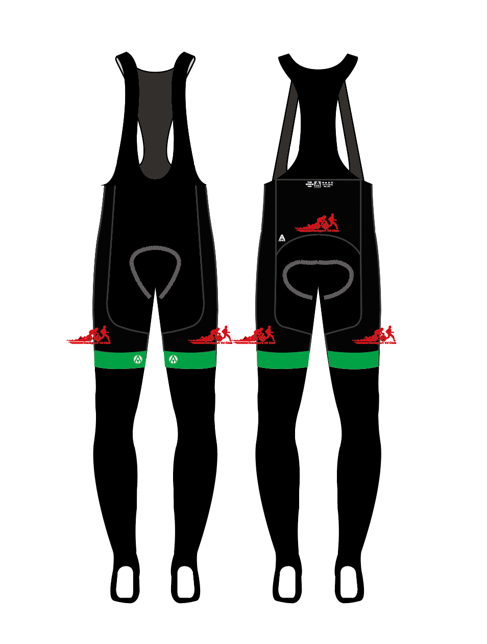 STOCKPORT TRI TEAM BIB TIGHTS