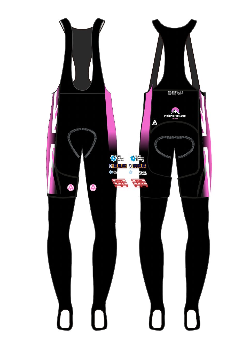 PEAK PERFORMANCE CT TEAM BIB TIGHTS