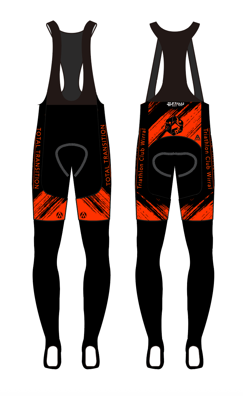 TOTAL TRANSITION TEAM BIB TIGHTS - Winter Design