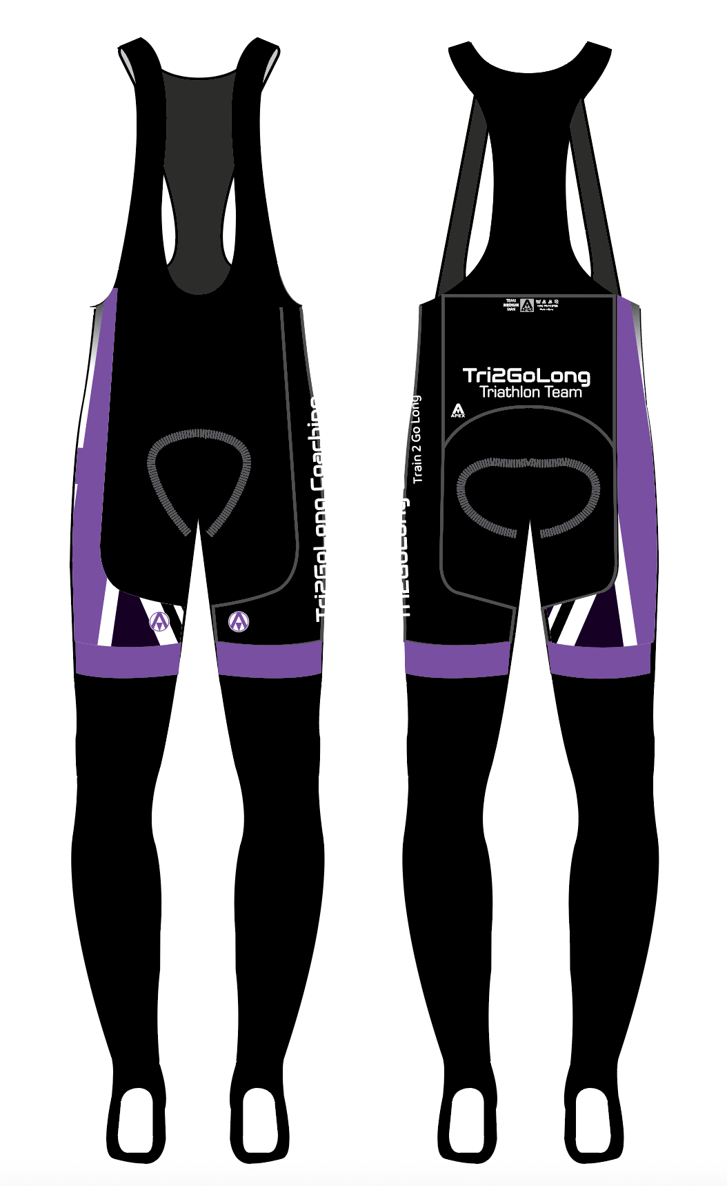 TRI2GOLONG TEAM BIB TIGHTS
