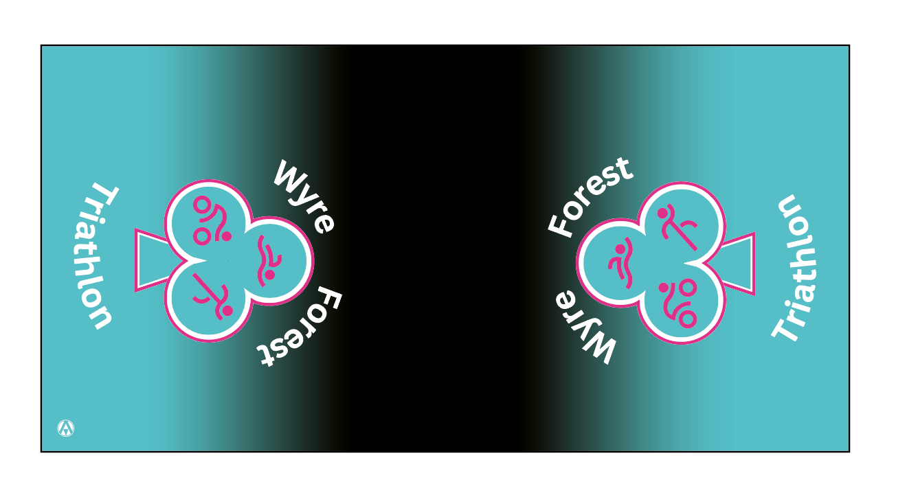 WYRE FOREST TRI MICROFIBRE SPORTS TOWEL