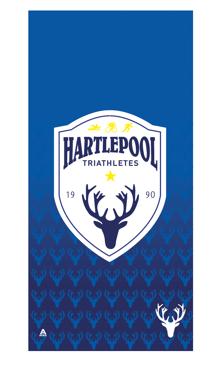 HARTLEPOOL TRIATHLETES MICROFIBRE SPORTS TOWEL