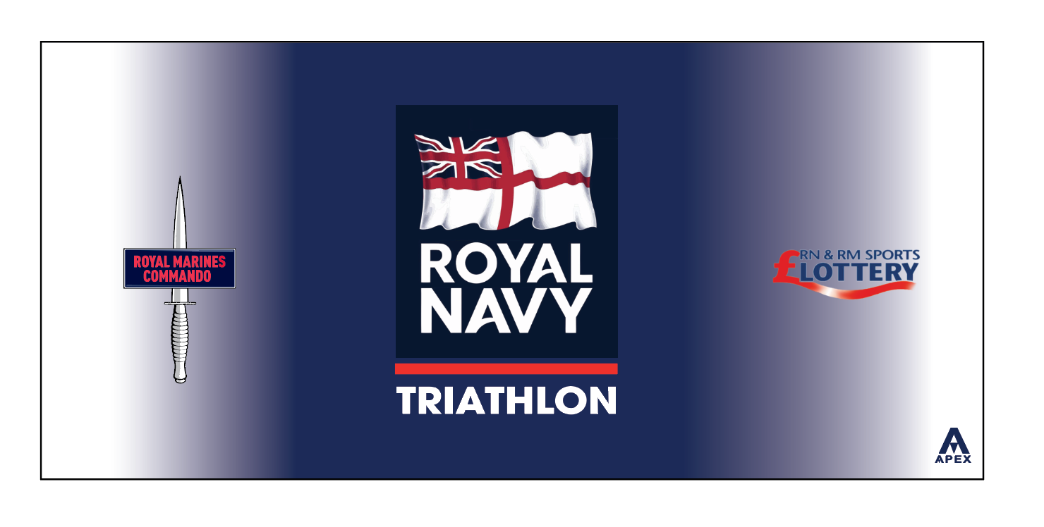 ROYAL NAVY TRI MICROFIBRE SPORTS TOWEL