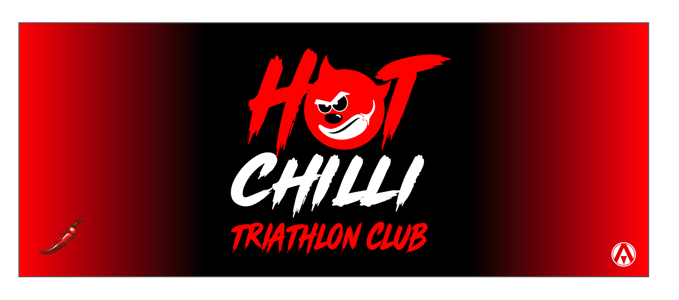 HOT CHILLI MICROFIBRE SPORTS TOWEL
