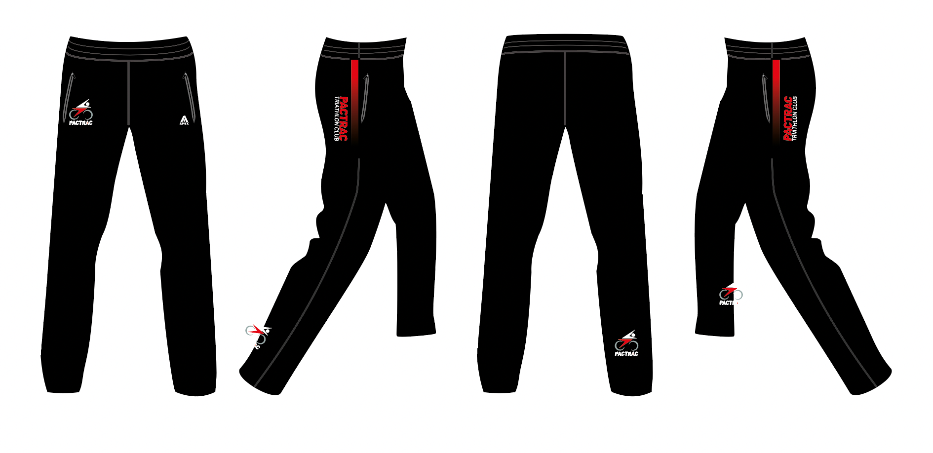 PACTRAC FULL CUSTOM TRACKSUIT PANTS