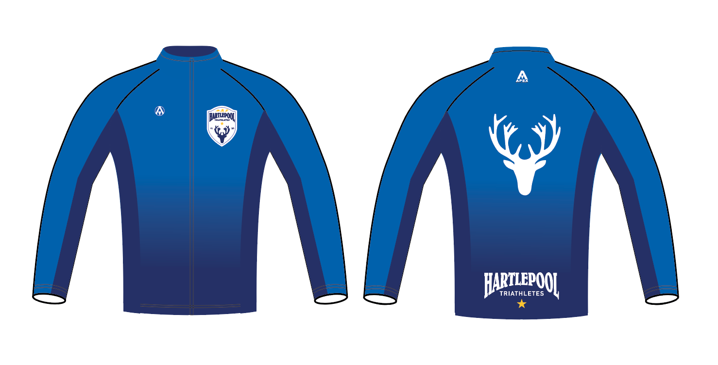HARTLEPOOL TRIATHLETES PRO FULL CUSTOM TRACKSUIT TOP