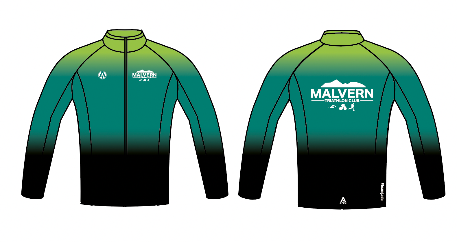 MALVERN TRI PRO FULL CUSTOM TRACKSUIT TOP