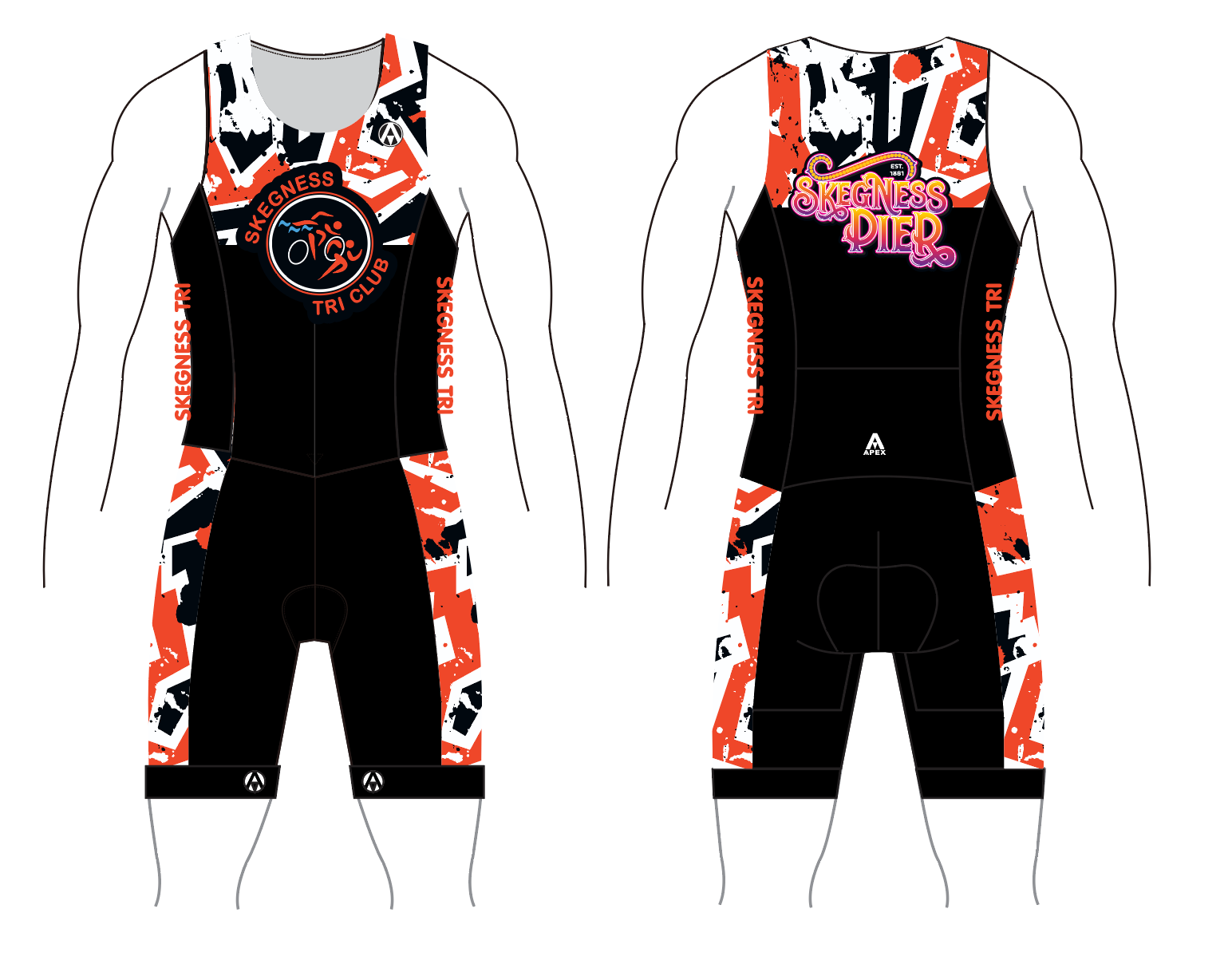 SKEGNESS TRI TEAM TRI SUIT (club subsidised)