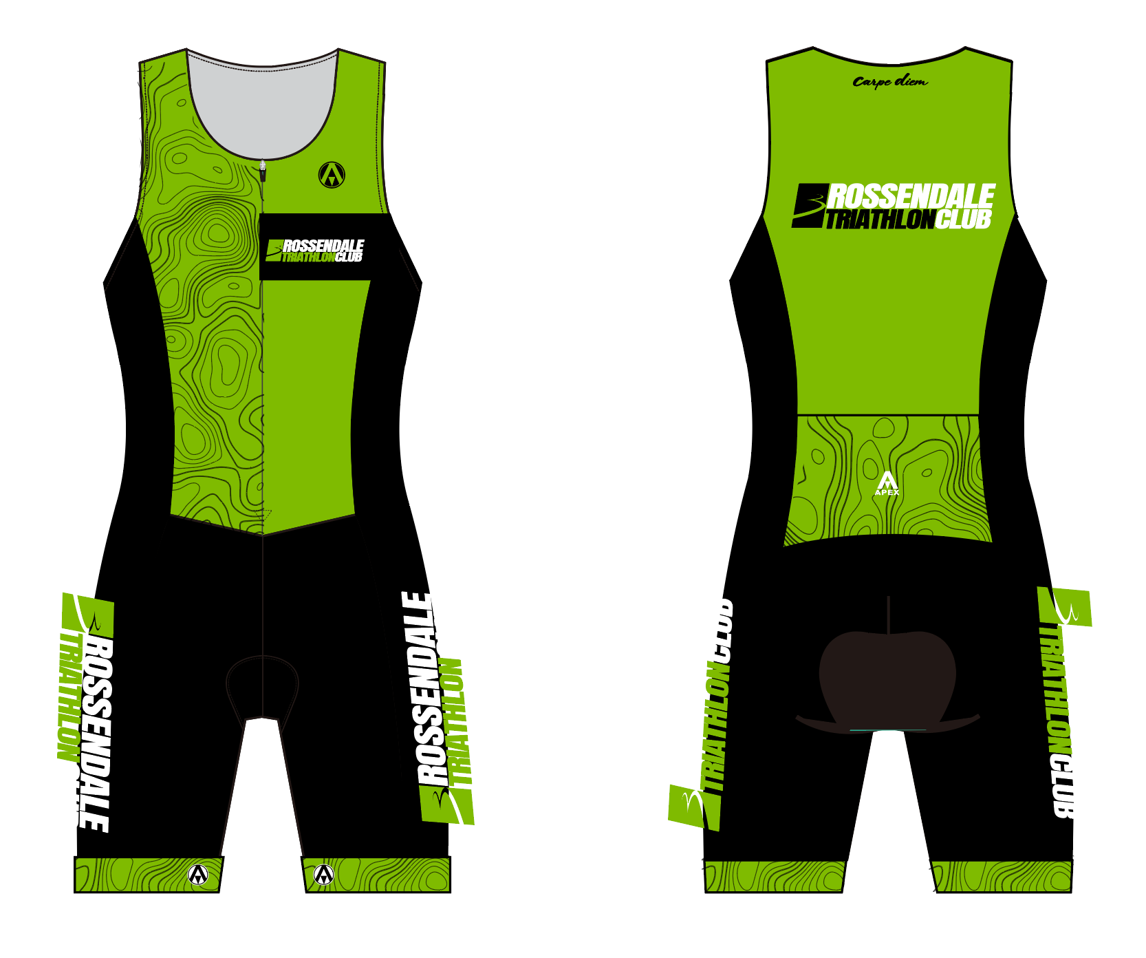ROSSENDALE TRI CLUB TEAM TRI SUIT
