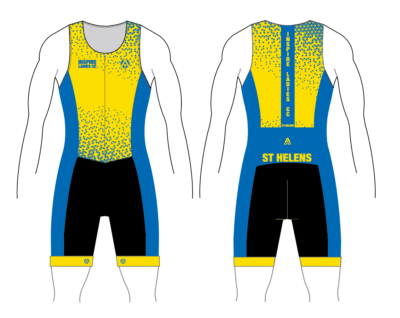 INSPIRE LADIES CC TEAM TRI SUIT