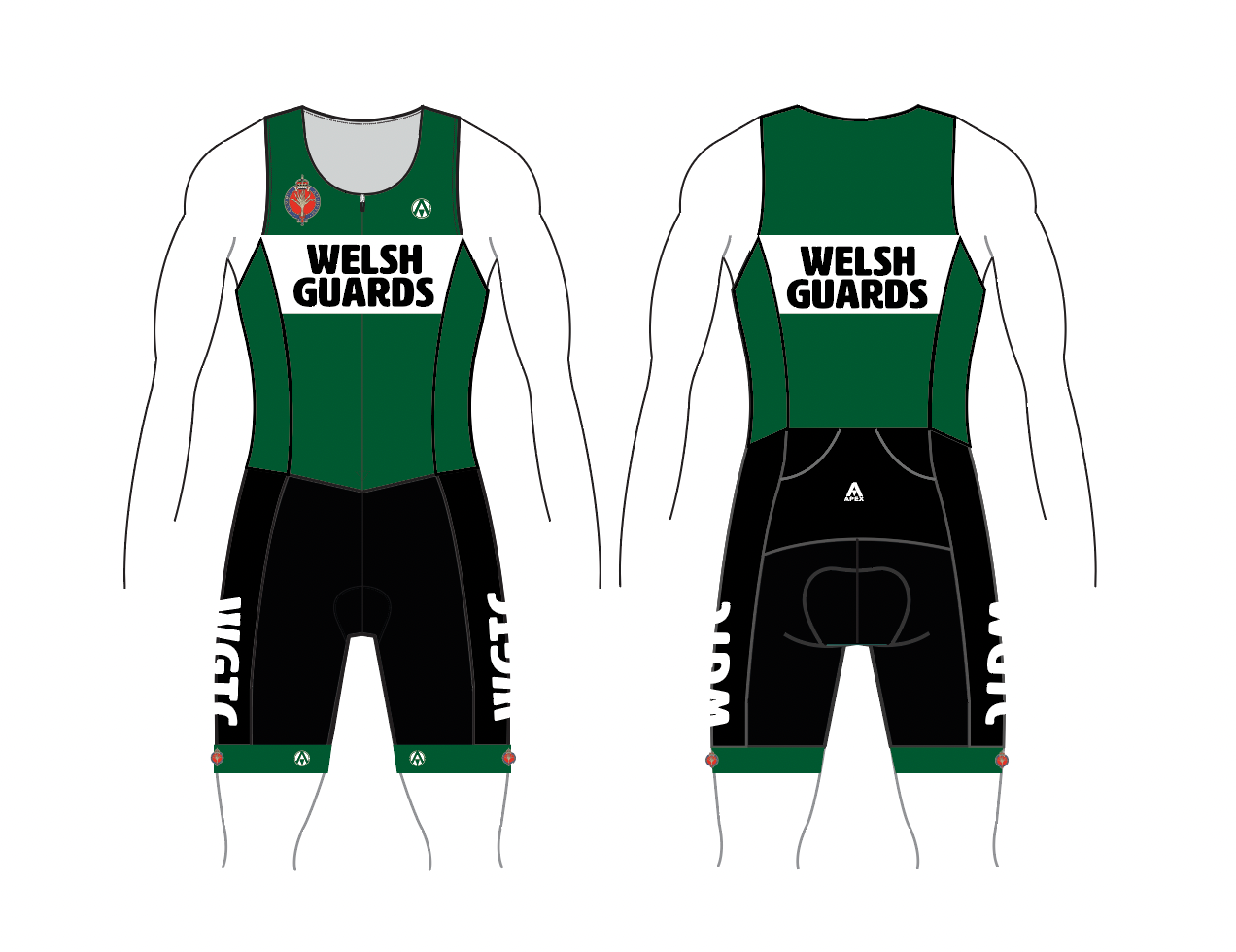 WELSH GUARDS TEAM TRI SUIT