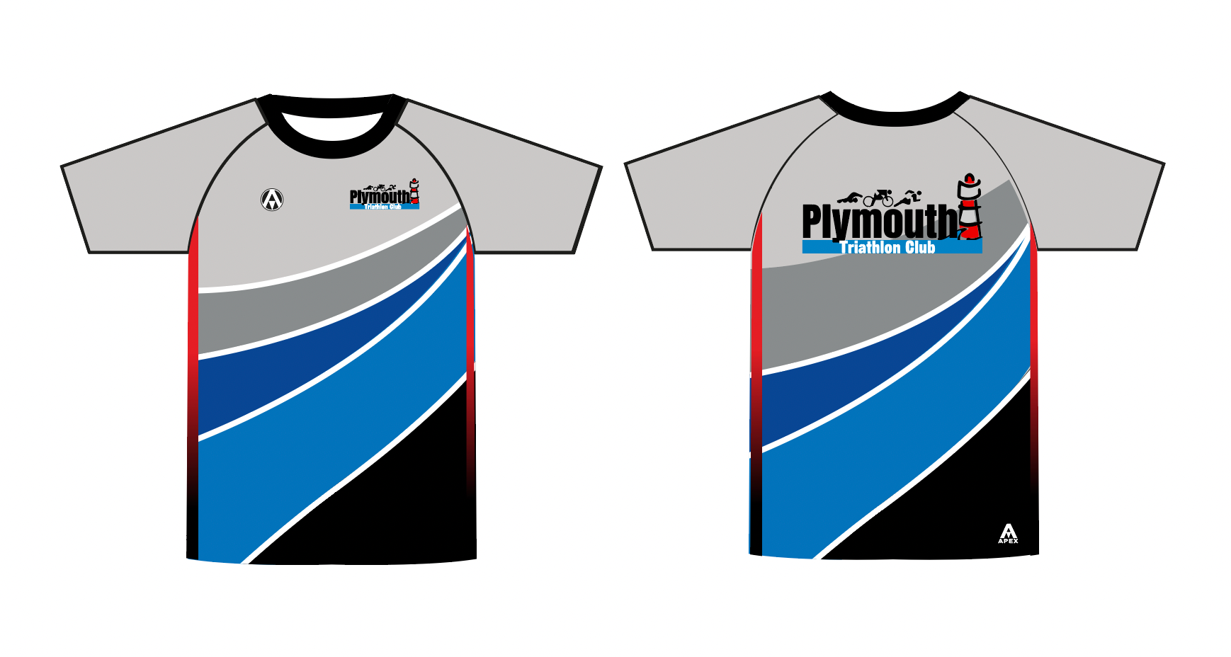 PLYMOUTH TRI PRO CUSTOM T SHIRT DESIGN 1 apexcustomclothing