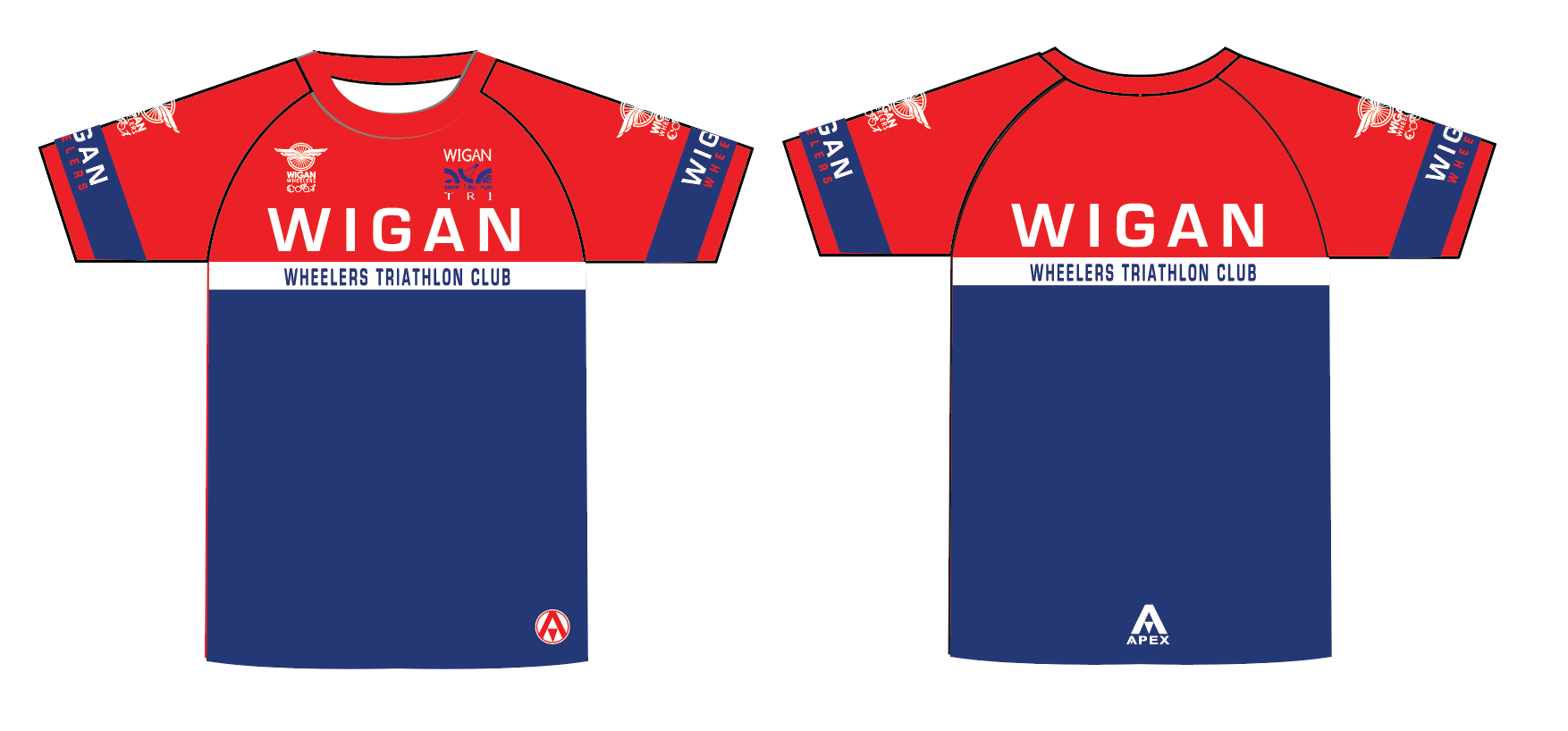 WIGAN WHEELERS PRO ULTRA LITE RUN T-SHIRT