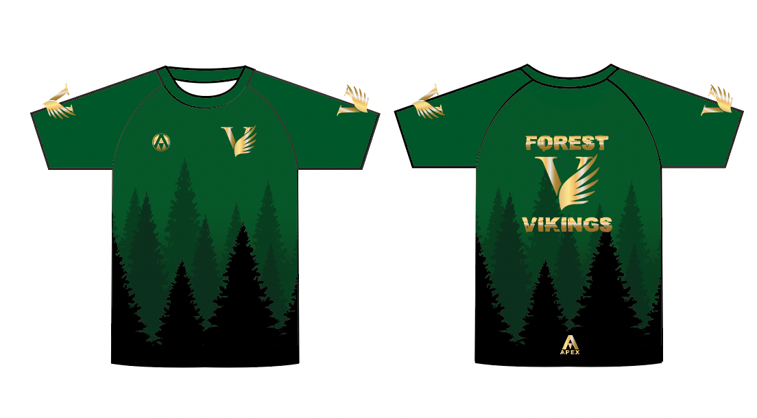 FOREST VIKINGS FULL CUSTOM T SHIRT
