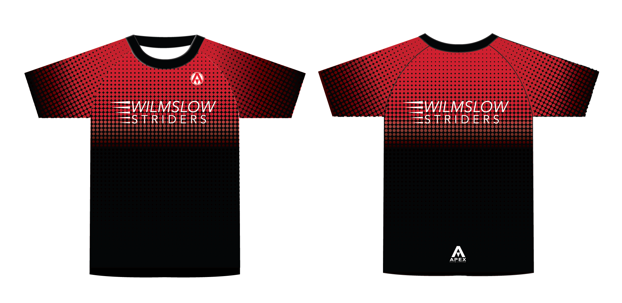 WILMSLOW STRIDERS PRO ULTRA LITE RUN T-SHIRT