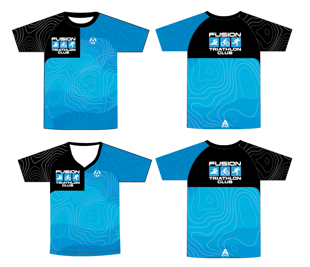 FUSION TRI PRO CUSTOM T SHIRT
