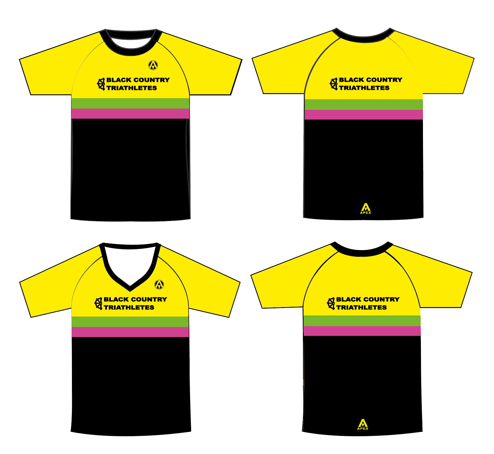BLACK COUNTRY TRI PRO ULTRA LITE RUN T-SHIRT