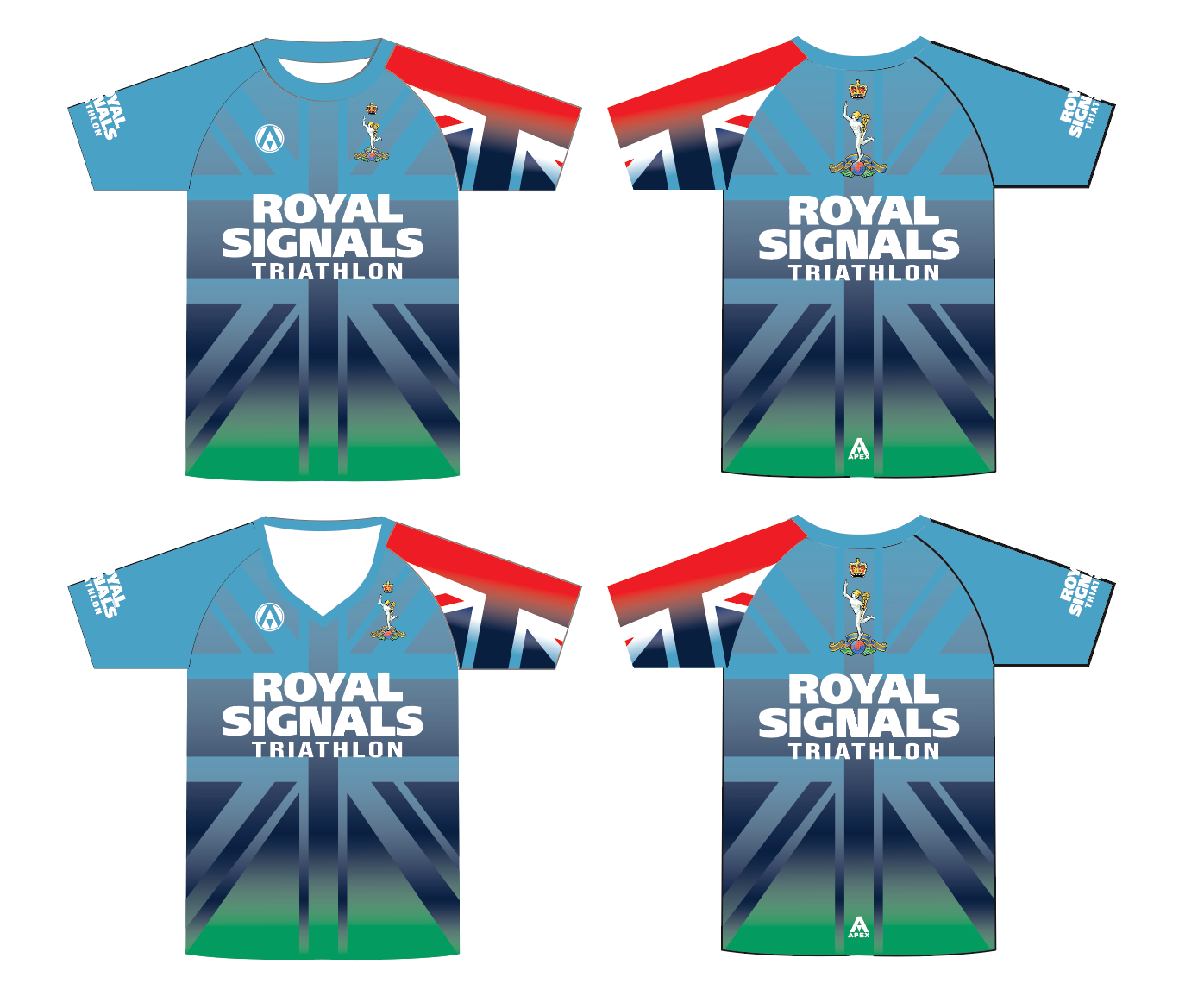 ROYAL SIGNALS TRI PRO CUSTOM T SHIRT