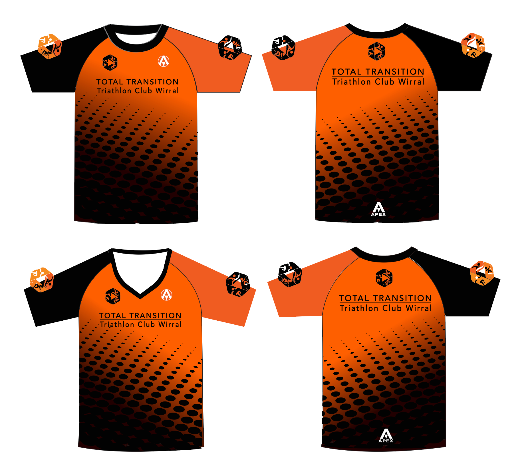 TOTAL TRANSITION FULL CUSTOM T SHIRT