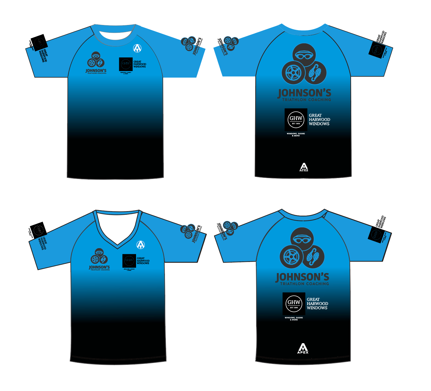 JOHNSONS COACHING FULL CUSTOM T SHIRT