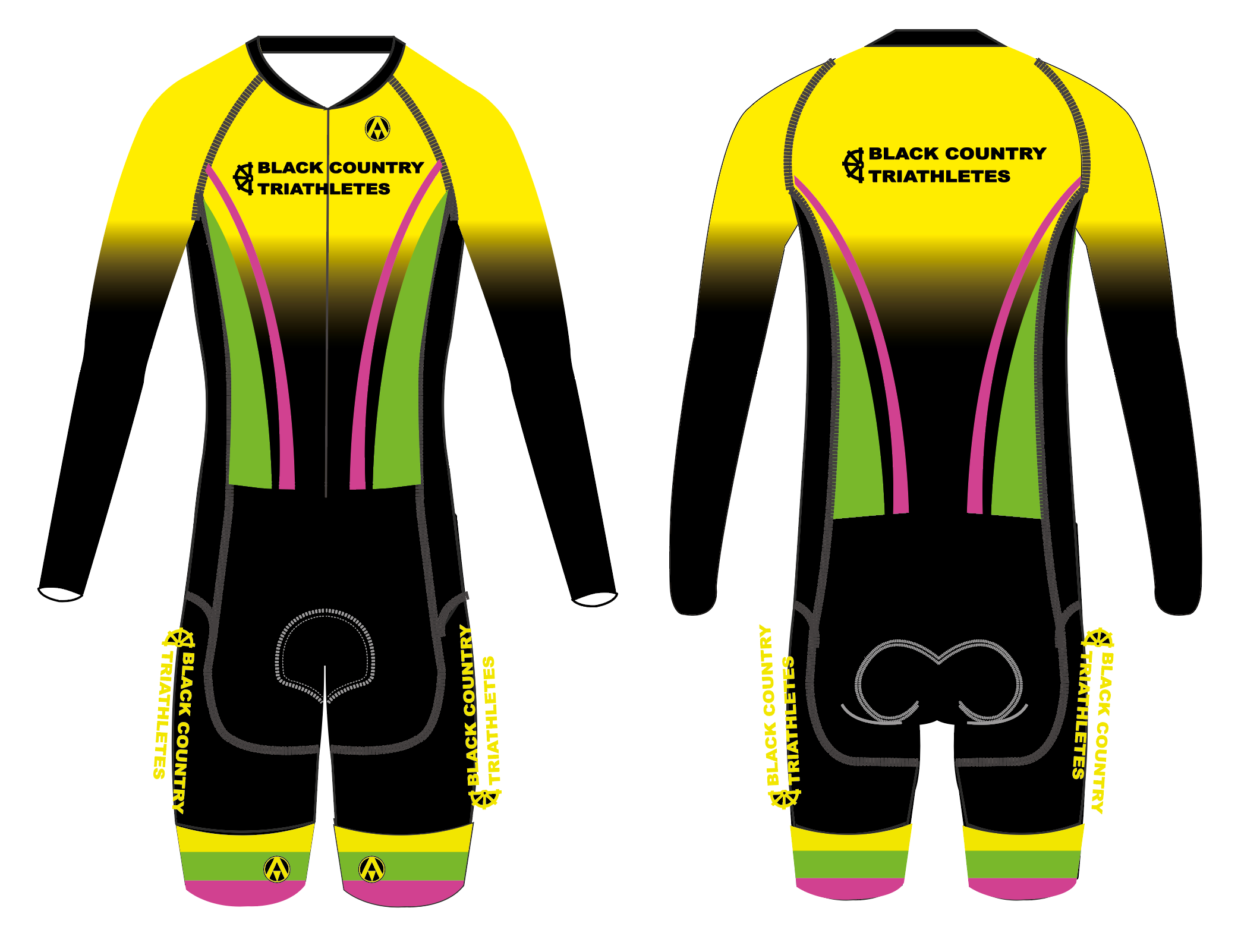 BLACK COUNTRY TRI SPEED TT SUIT