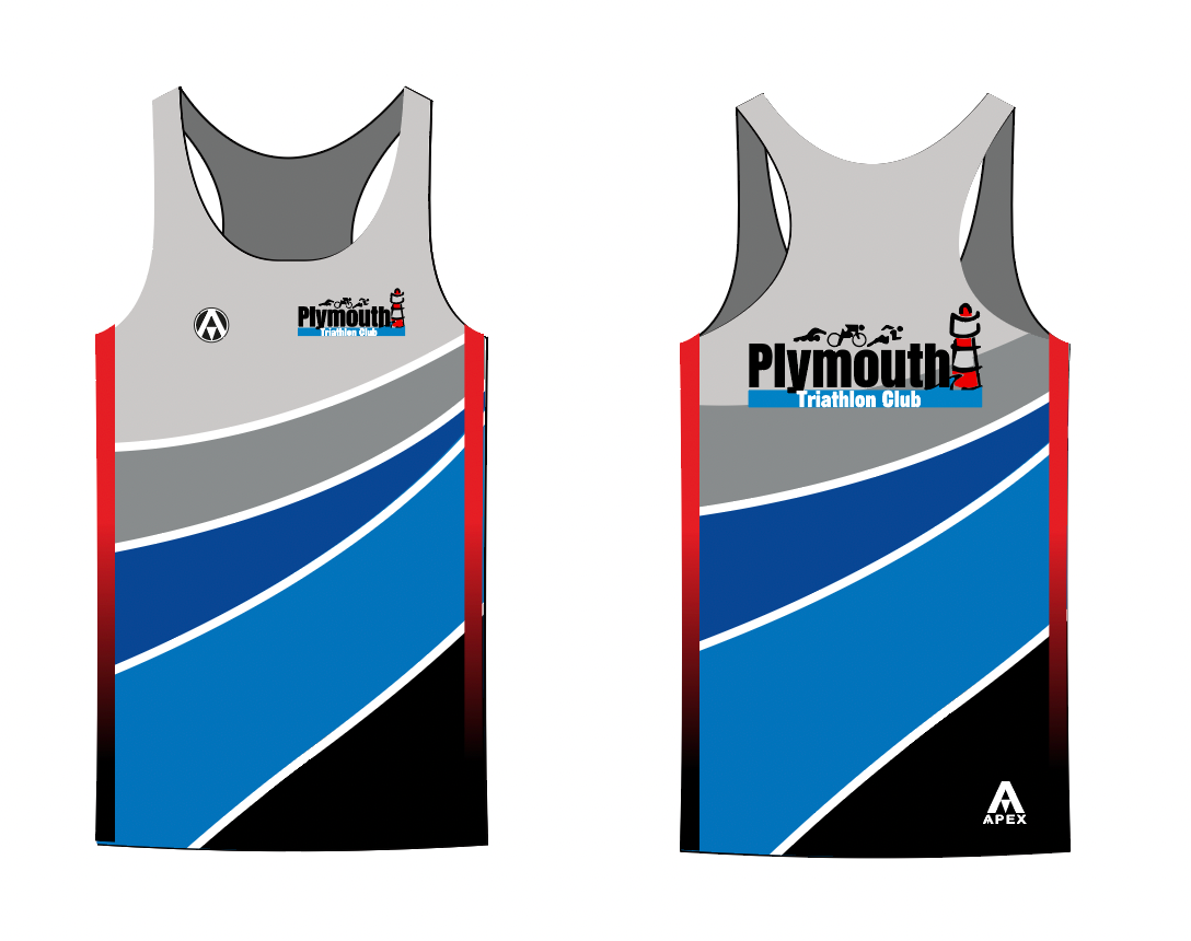 PLYMOUTH TRI RUN VEST - DESIGN 1