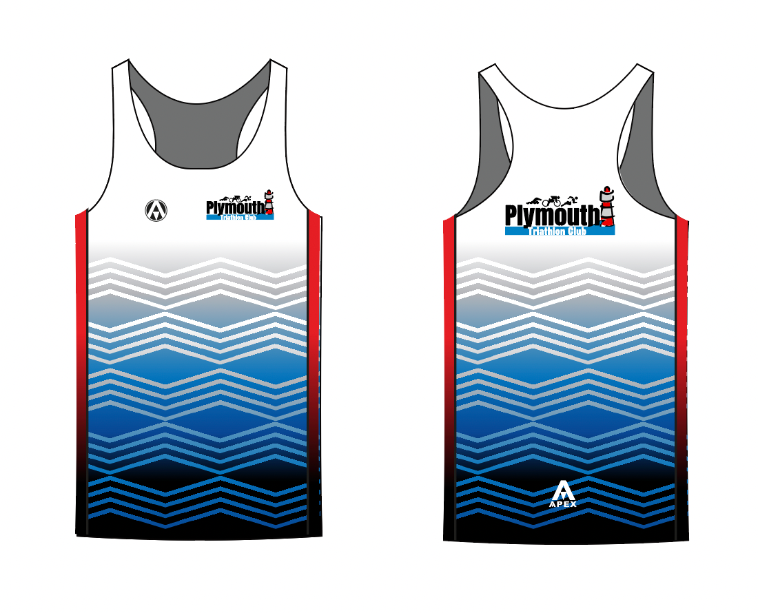 PLYMOUTH TRI RUN VEST - DESIGN 2