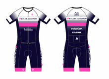 Load image into Gallery viewer, CLUB COACTION PRO ENDURANCE RACE SPEED TRI SUIT - WHITE