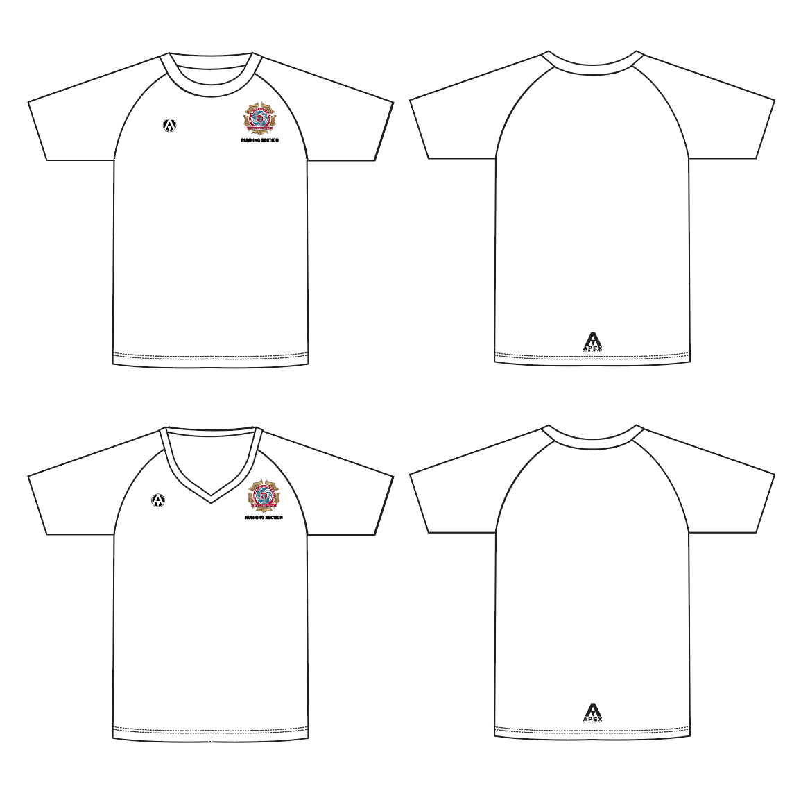 TYNE & WEAR PRO ULTRA LITE RUN T-SHIRT - WHITE