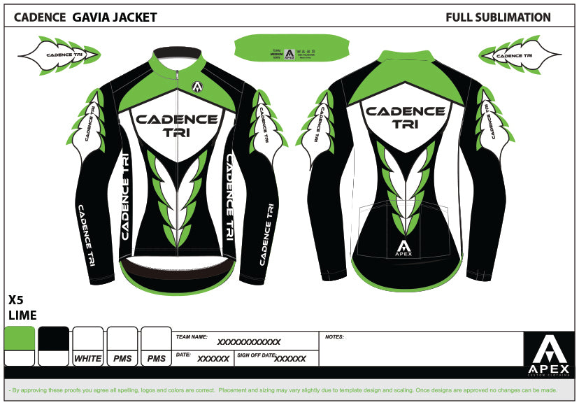 CADENCE TRI GAVIA LONG SLEEVE JACKET