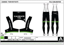 Load image into Gallery viewer, CADENCE TRI TEAM BIB TIGHTS -WITH PAD