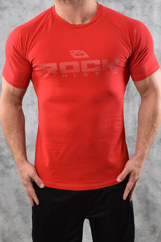 ROCK COOL COTTON T SHIRT  - RED