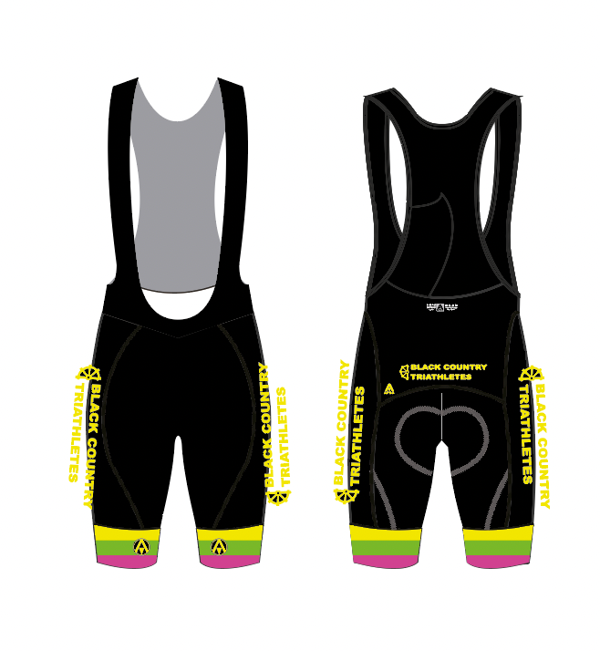 BLACK COUNTRY TRI PRO BIB SHORTS