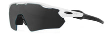 Load image into Gallery viewer, CYCLOTEERS APEX ATTACK SUNGLASSES - WHITE / SMOKED LENS